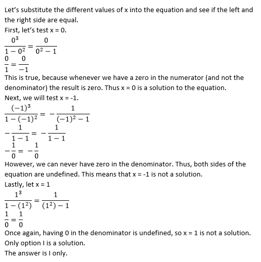 How to find out when an equation has no solution - SAT Math